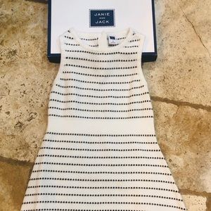 Janie and Jack Striped sleeveless Dress Size 4